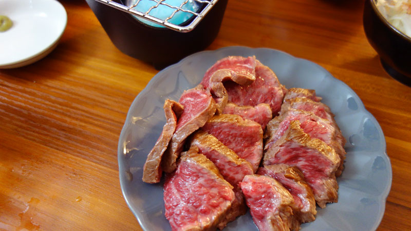 とうがらし肉のたたき