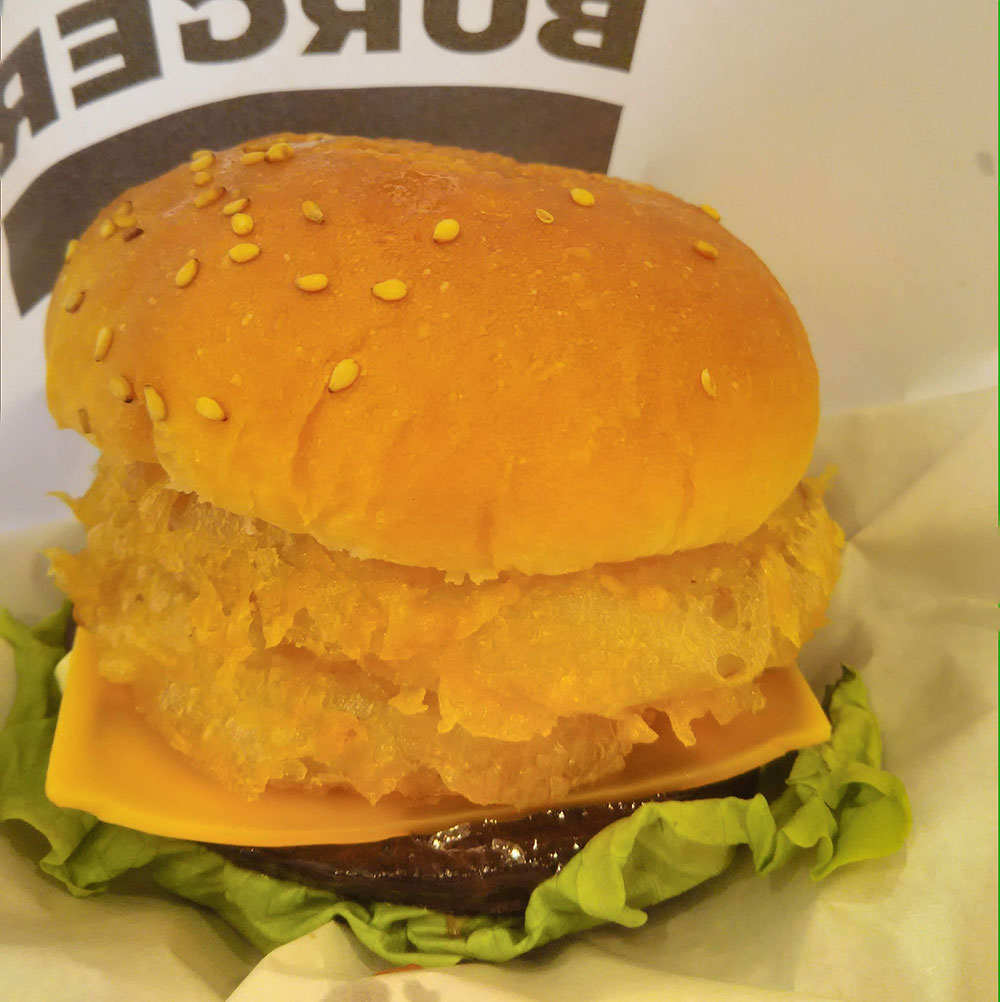 くら寿司のフィッシュバーガー