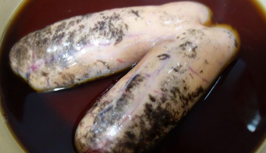 お正月に鱈の子（たらのこ）を煮付けてみた。がんばって爆発回避。