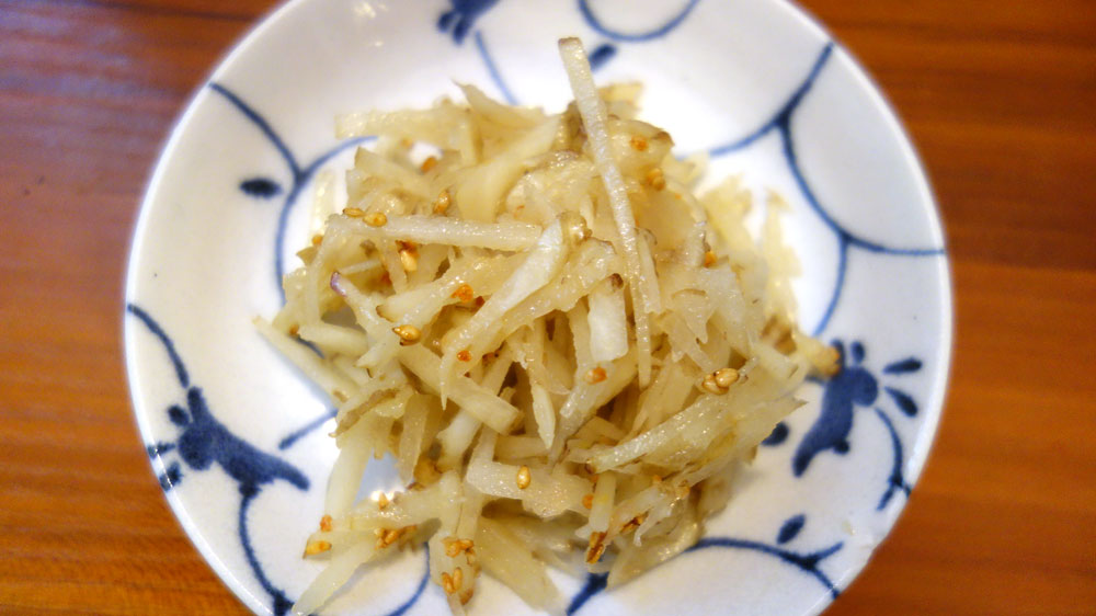 キクイモで作ったナムル