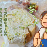 一乗寺の”ぱんのちはれ”さんのすごいキャベツ量のピクニックサンドを食べる
